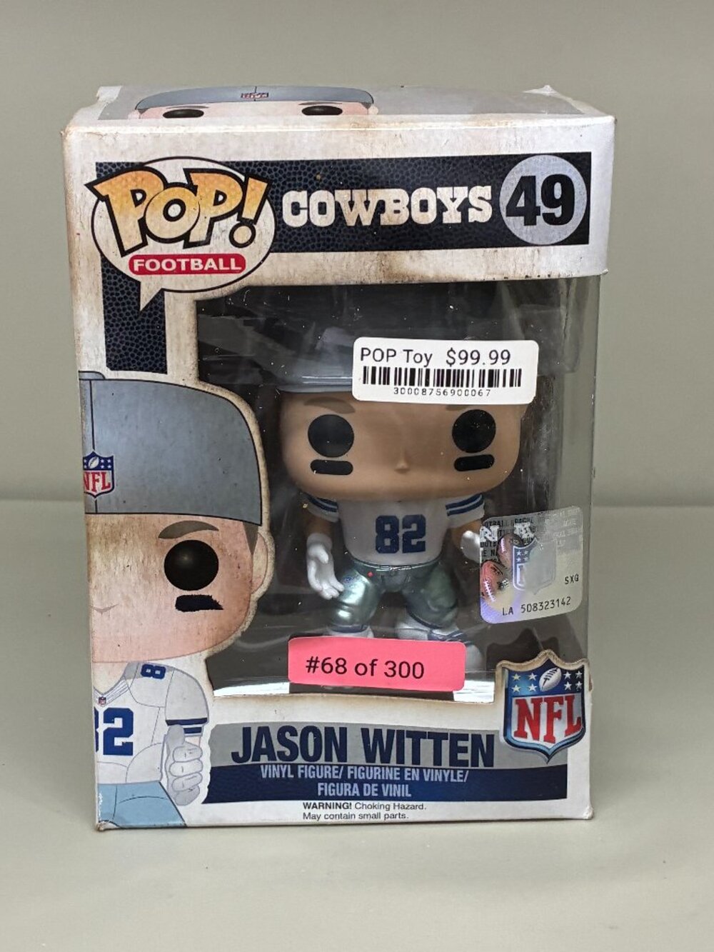 Jason Witten Funko Pop #49 Dallas Cowboys NFL Vinyl Figure Vaulted Rare